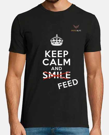 T-shirt keep la calma e dai da feed - lega of l