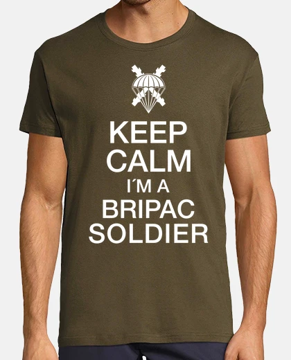 Tee-shirt keep le calm bripac mod.04-2