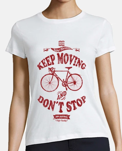 Playera Keep Moving And Don´t Stop