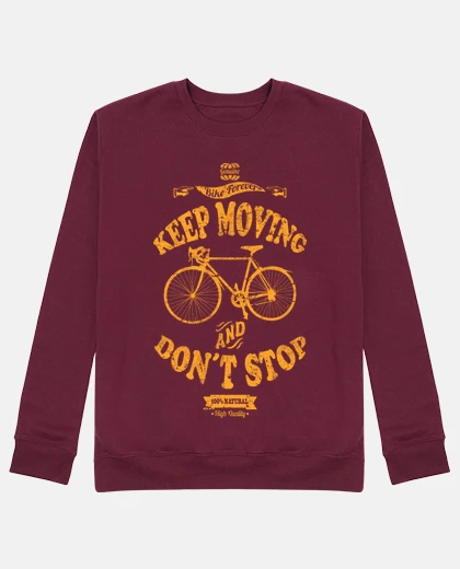 Hoodie keep moving and dont stop