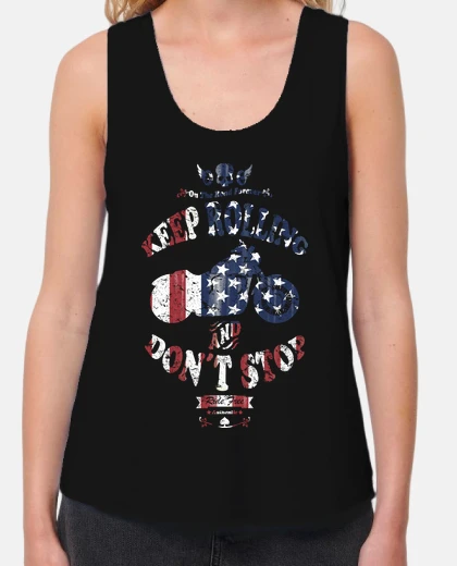 Camiseta Keep Rolling and Don´t Stop