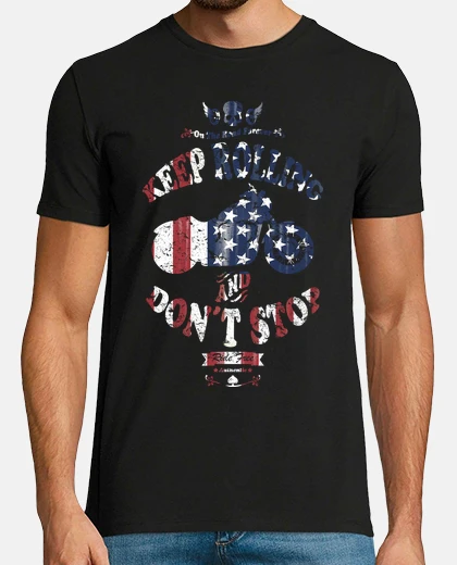 T-shirt keep rolling and don't stop