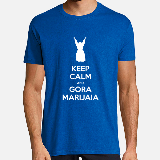 keep calm and gora marijaia (azul para mutiko)