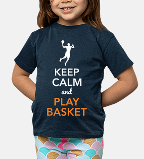 keep calm and play basketball (child)
