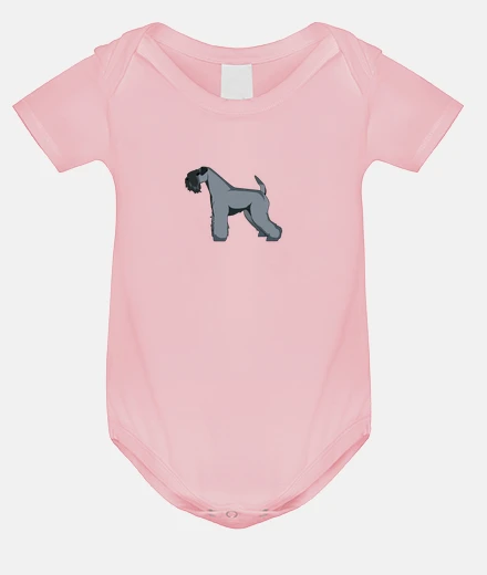 Kids kerry blue terrier minimalist, bodysuit
