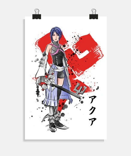 Poster keyblade master aqua