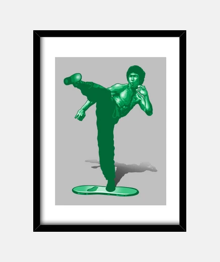 Framed kick ass toy