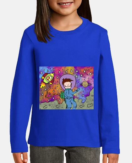 Children's Kids, long sleeve, royal blue