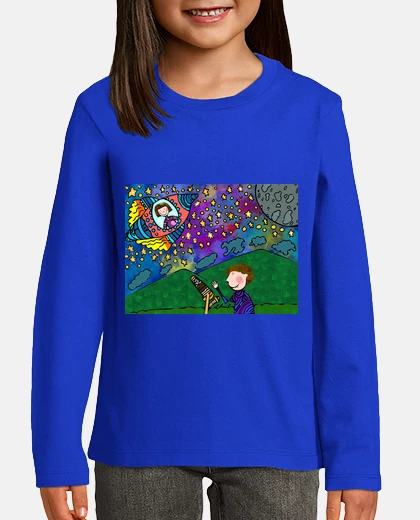 Children's Kids, long sleeve, royal blue