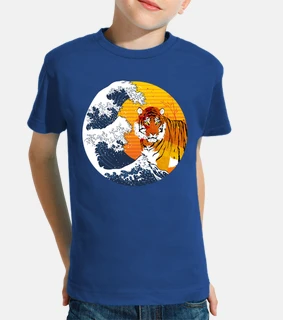 Kids, short sleeve, royal blue