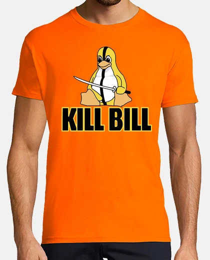 Tee-shirt Kill Bill geek Linux