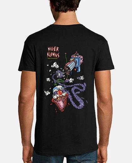 Camiseta Killer klowns from outer space CAMISETA DELANTE Y ESPALDA