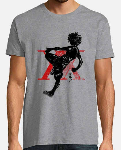 Camiseta killua carmesí