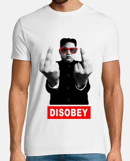 Camiseta Kim Jong-un - DISOBEY (desobedece)