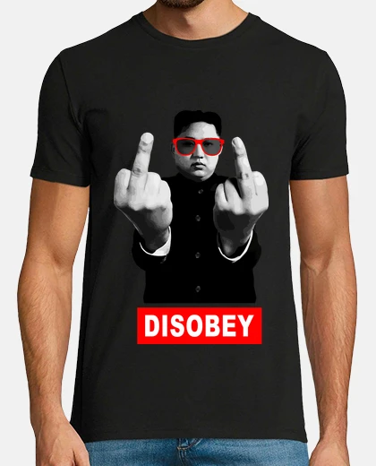 Camiseta Kim Jong-un - DISOBEY (desobedece)