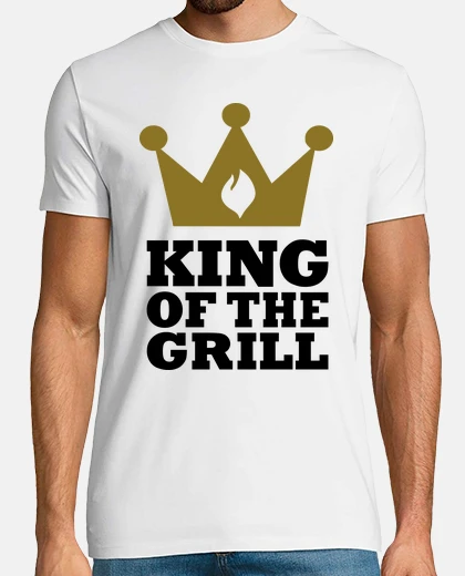 T-shirt king of the grill crown