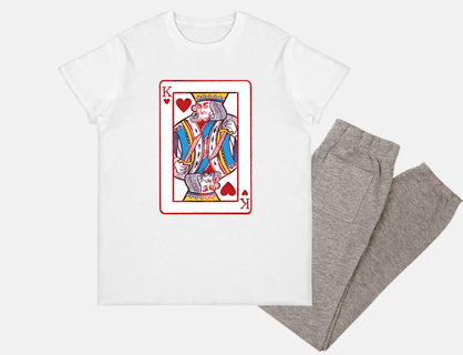 king of hearts card, card game, nightie