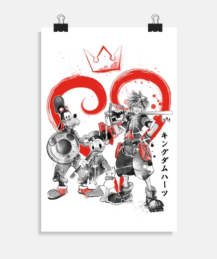 Poster kingdom sumi-e