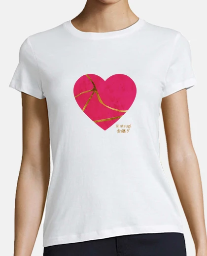 T-shirt kintsugi cuore 2