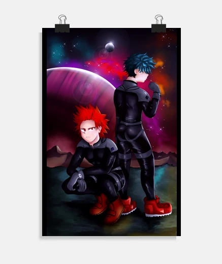 Poster kirishima deku space au