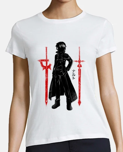 Tee-shirt Kirito cramoisi