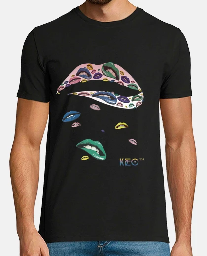Camiseta Kisses -Keo (Camisetas oscuras)