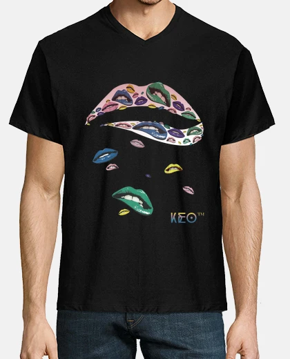 Camiseta Kisses -Keo (Camisetas oscuras)