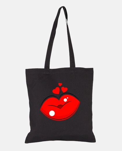 Bag kisses with heart