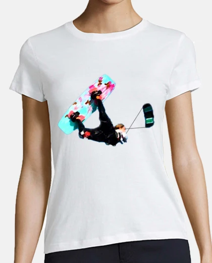 Playera Kite girl blanco