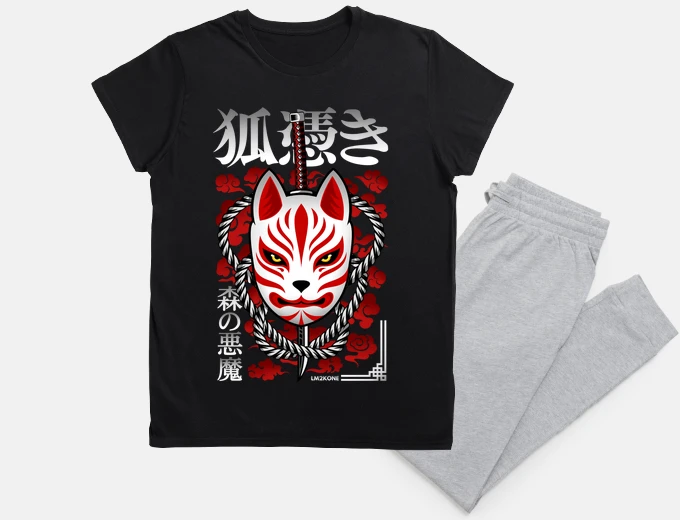 Pyjama kitsune - forest demon