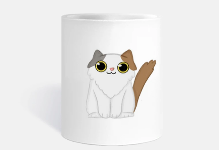 Cup kitten design