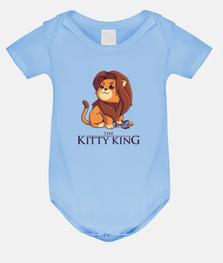 Kids kitten king simba leon 90s baby bodysuit