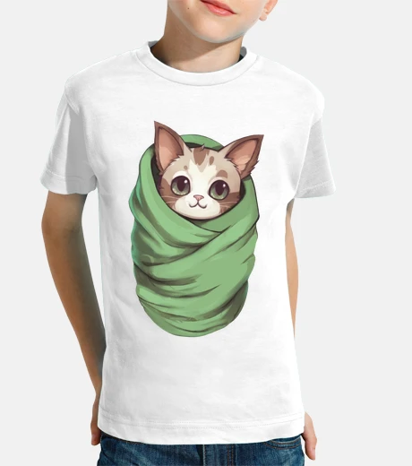 Kids kitten wrap blanket wrap