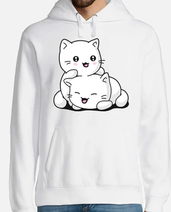 Kawaii cat hoodie hot sale