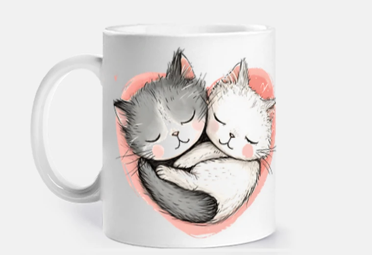 kittens in a heart cute cats