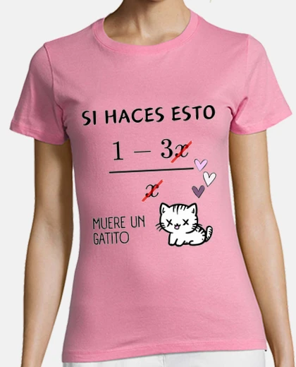 T-shirt kitty math humor - math mistake t-shirt