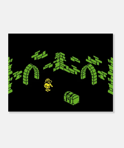Wall knight lore canvas