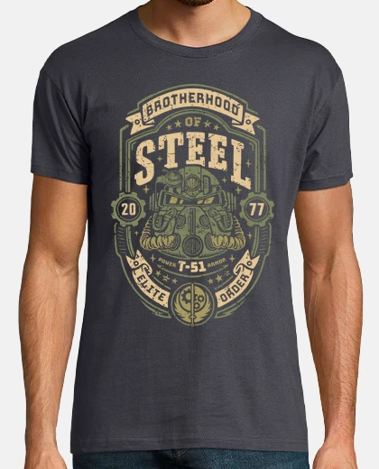 T-shirt knight of steel t-51 in difficoltà