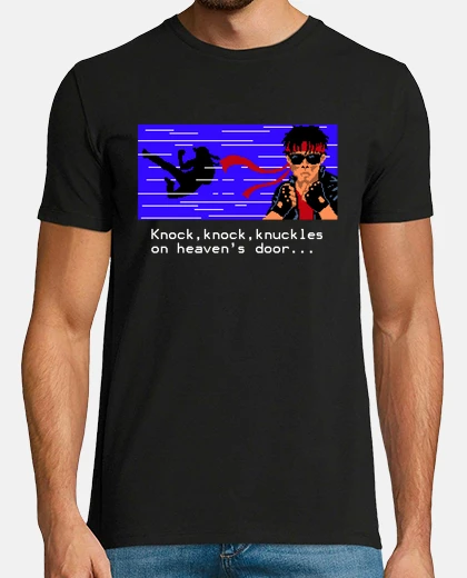 T-shirt knock knock knuckles
