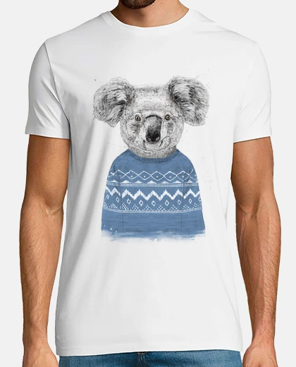 Tee-shirt koala d'hiver