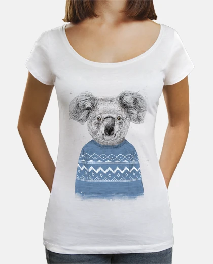 T-shirt koala invernale