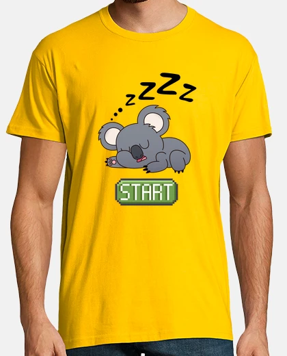 Camiseta Koala Presiona Start para Activar