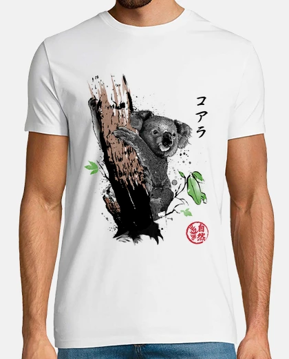Tee-shirt koala sauvage