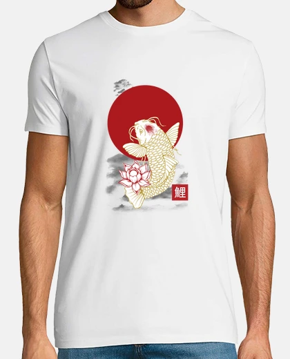 Camiseta koi de oro