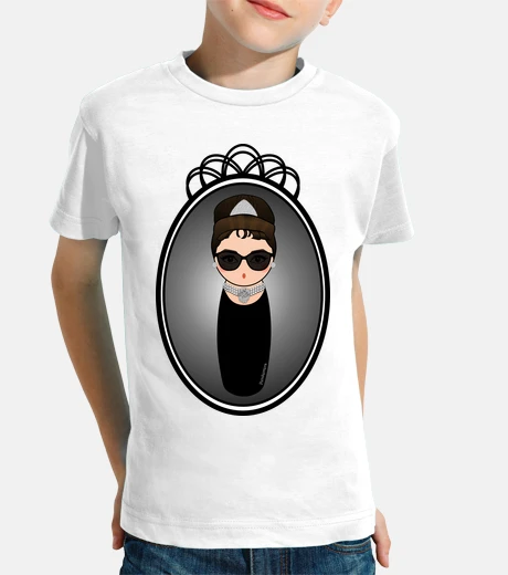 Ropa Kokeshi Audrey Hepburn con gafas