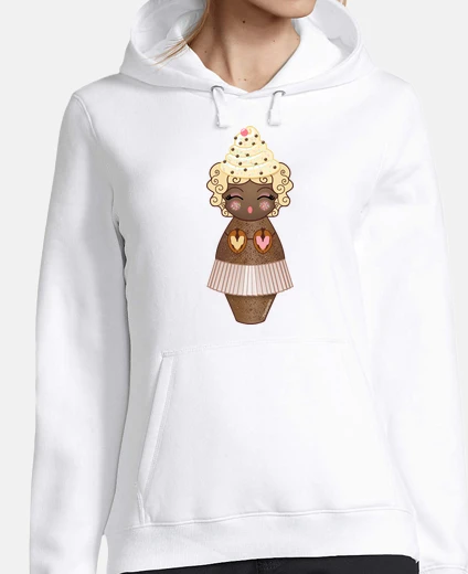 Felpa kokeshi brown ie