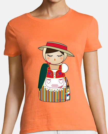Tee-shirt kokeshi canaries