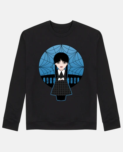 Sudadera Kokeshi Miércoles Addams