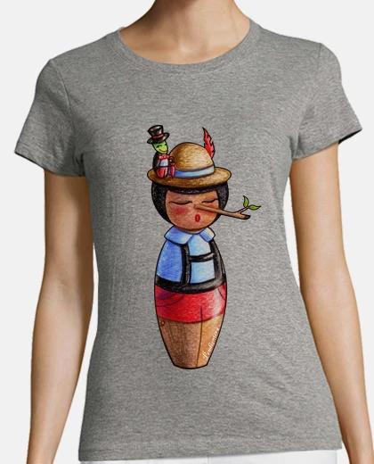 Playera Kokeshi Pinocho