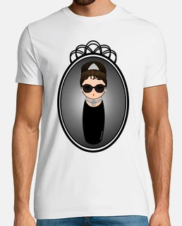 kokeshi audrey hepburn with glasses